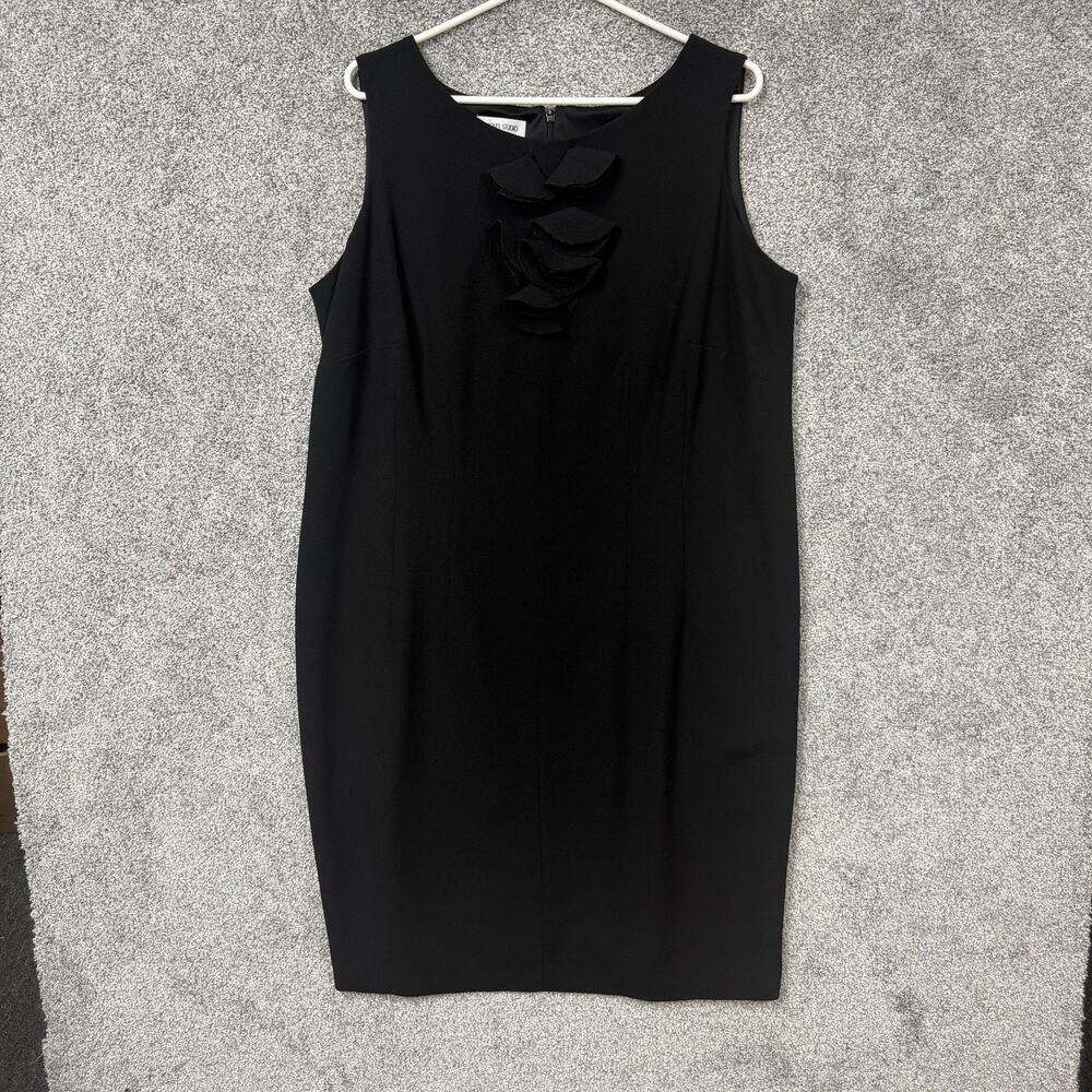 Jones Studio Sheath Dress 16W Plus Office Siren Workwear Corporate Chic Coquette